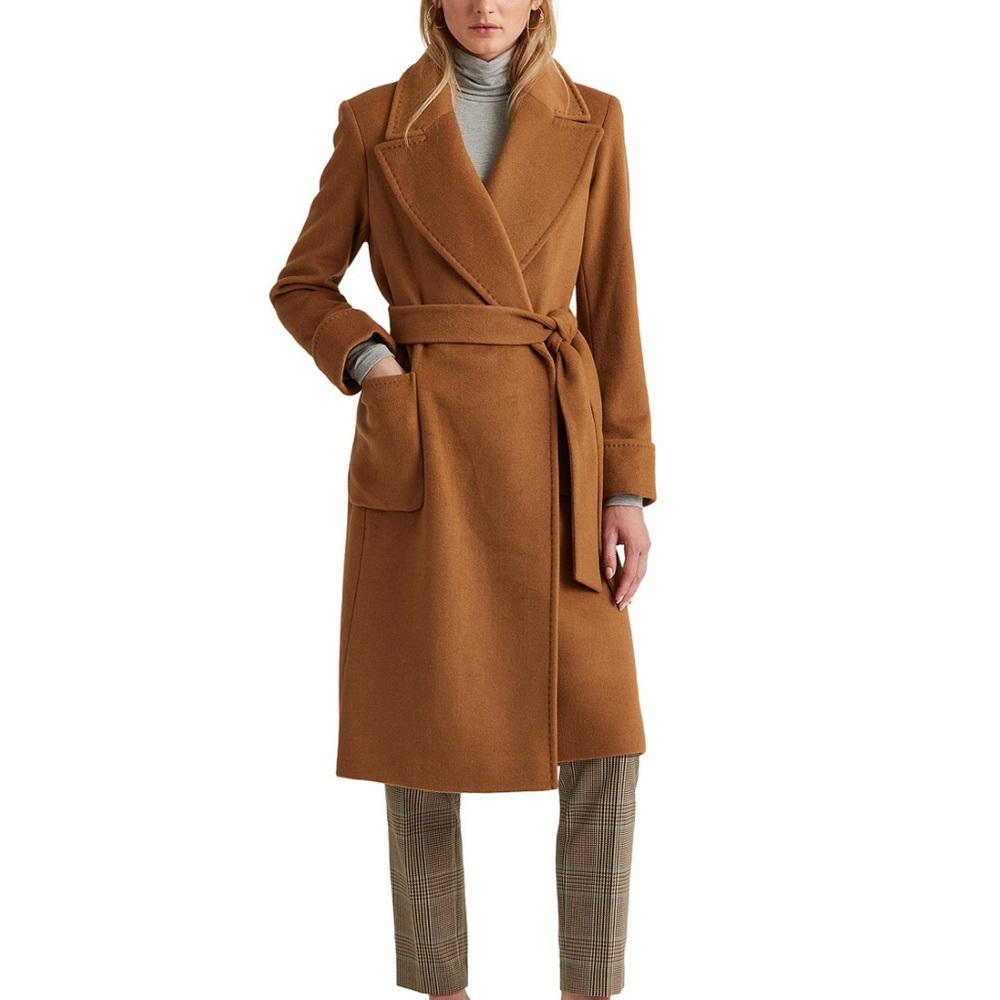 Lauren by Ralph Lauren Cashmere Blend
Wrap Coat NWOT